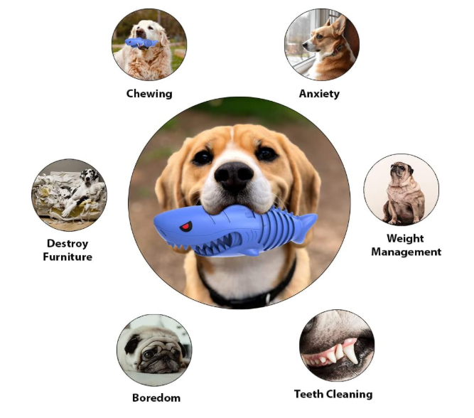 Dog Toys Aggressive Chewers - Durable for Small and Medium Dog Chew Toy