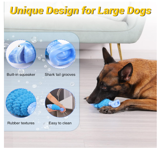 Dog Toys for Aggressive Chewers, Indestructible Dog Chewers for Medium &amp; Large Breeds